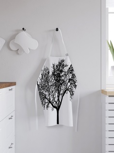 Фартук кухонный регулируемый "Скромное дерево", универсальный размер Joy Arty