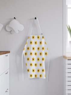 Фартук кухонный регулируемый "Цветочный узор", универсальный размер Joy Arty