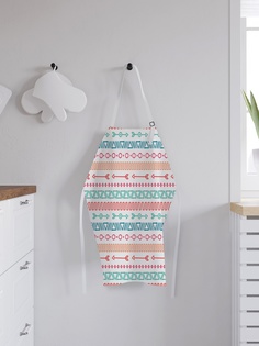 Фартук кухонный регулируемый "Геометрические полосы со стрелами", универсальный размер Joy Arty