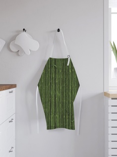 Фартук кухонный регулируемый "Плотная бамбуковая стена", универсальный размер Joy Arty