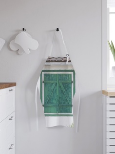 Фартук кухонный регулируемый "Безопасные окна", универсальный размер Joy Arty