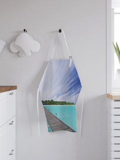 Фартук кухонный регулируемый "Путь на остров", универсальный размер Joy Arty