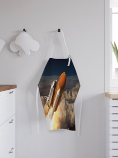 Фартук кухонный регулируемый "Полет в космос", универсальный размер Joy Arty