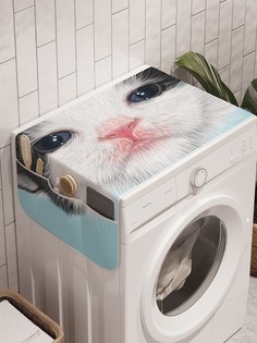 Органайзер "Милый котенок" на стиральную машину, 45x120 см Ambesonne
