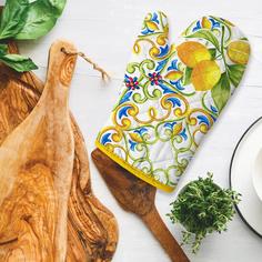 Прихватка-рукавица рогожка 18х28 "Mia Cara" рис 30272-1 Lemonade Тейковский ХБК