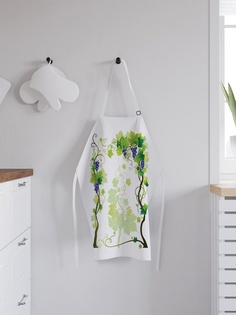 Фартук кухонный регулируемый "Виноградник", универсальный размер Joy Arty