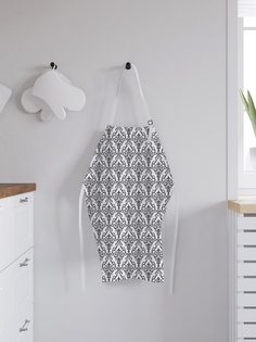 Фартук кухонный регулируемый "Строгие цветы", универсальный размер Joy Arty