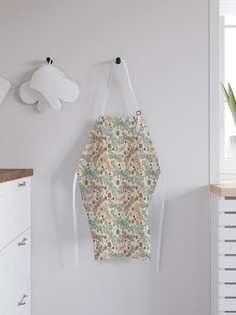 Фартук кухонный регулируемый "Полет бабочек", универсальный размер Joy Arty