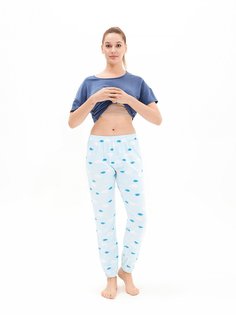 Брюки женские BlackSpade BS50609 голубые M