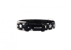 Ошейник для собак Collar с узором Звёздочка 12 мм Черный длина 19-25 см