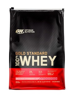 Сывороточный протеин Optimum Nutrition Gold Standard 100% Whey 10 lb Delicious Strawberry