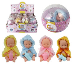 1 TOY Мини-пупсик в шаре, в халатике Т14145