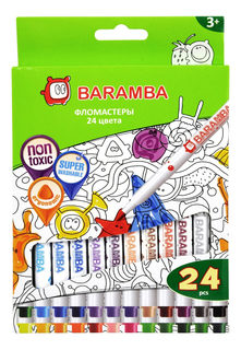 Фломастеры Baramba 24 цвета