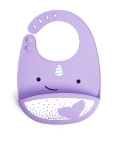Силиконовый слюнявчик Skip Hop Нарвал