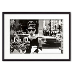 Постер в рамке Одри Хепберн 5 - 50х70 см Дом Корлеоне