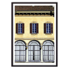 Постер в рамке Фасад виллы - 30х40 см Дом Корлеоне