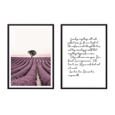 Набор постеров Прованс №4 - 30х40 см - 2 шт. Дом Корлеоне