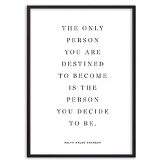Постер в рамке The only person… - 40х60 см Дом Корлеоне