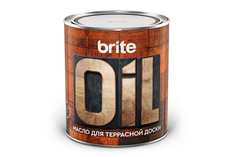 Масло-воск BRITE для террасной доски, банка 0,75 л