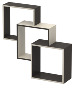 Полка Омскмебель ПЛ20 Венге/ясень шимо светлый, ЛДСП