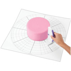 Коврик 51х51 см. для разметки торта Wilton 409-2554