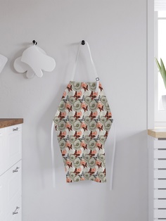 Фартук кухонный регулируемый "Бабочки в работе", универсальный размер Joy Arty