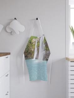 Фартук кухонный регулируемый "Тихий водопад", универсальный размер Joy Arty