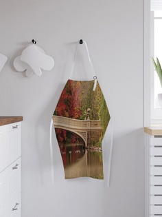 Фартук кухонный регулируемый "Романтический мост", универсальный размер Joy Arty