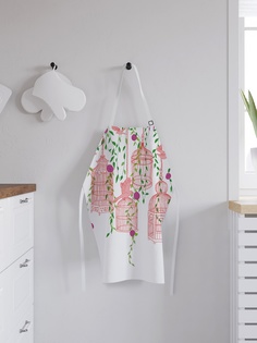 Фартук кухонный регулируемый "Домашние голуби", универсальный размер Joy Arty