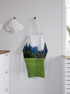 Фартук кухонный регулируемый "Свежая лужайка", универсальный размер Joy Arty