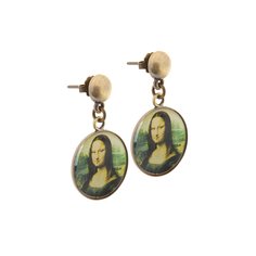 Серьги из бижутерного сплава с эмалью Clara Bijoux A78251-MONA