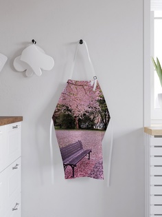 Фартук кухонный регулируемый "Цветущее покрытие", универсальный размер Joy Arty