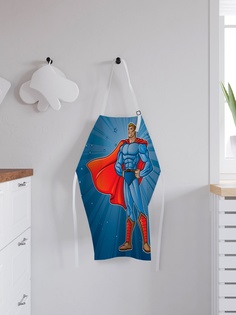 Фартук кухонный регулируемый "Мощь супергероя", универсальный размер Joy Arty