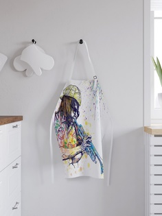 Фартук кухонный регулируемый "Трубадур в красках", универсальный размер Joy Arty