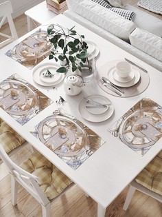 JoyArty Салфетки для сервировки «Храбрый капитан» (32х46 см, 4 шт.)