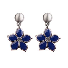 Серьги из бижутерного сплава/бронзы с эмалью Clara Bijoux A75411 BL