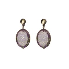 Серьги из бижутерного сплава/бронзы с эмалью Clara Bijoux A77351.1 V