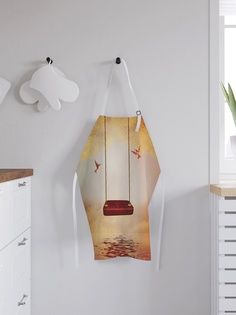 Фартук кухонный регулируемый "Колибри у качели", универсальный размер Joy Arty