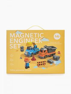 Игровой набор Happy Baby Дорожная техника "Magnetic engineer set" разноцветный 331870