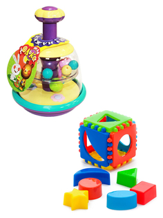 Набор развивающий Биплант Юла "Юлька" + Кубик логический 15038+40-0011