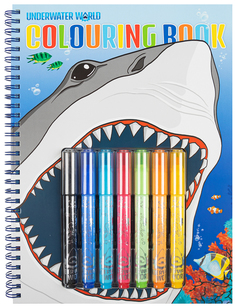 Альбом для раскрашивания с фломастерами Depesche Dino Underwater World Colouring Book