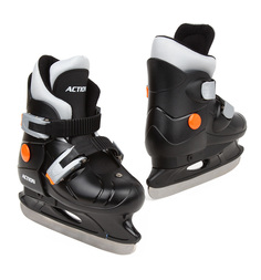 Коньки фигурные Action! PW-219, black, 33-36 RU