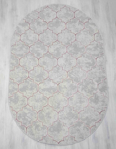 Ковер AMBIANCE 4299A овал розовый 4х2м. Sofia Rugs