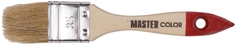 Кисть флейцевая, натур, щетина, 55% топс, лакиров,ручка, ширина 35 мм 30-0012 Master Color