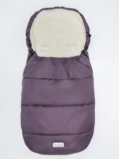 Конверт зимний меховой Amarobaby Snowy Travel Фиолетовый, 105 см
