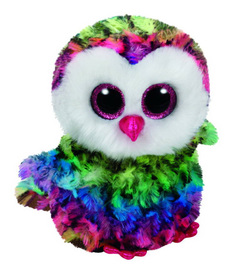 Мягкая игрушка TY Beanie Boos Совенок (разноцветный) Owen 15 см