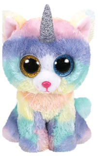 Мягкая игрушка животное TY Кошка с рогом Хизер TY 36454
