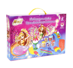 Winx Набор для лепки Праздник мороженого 6 цв., 56 г, подставка, формочки, аксесс. Winx