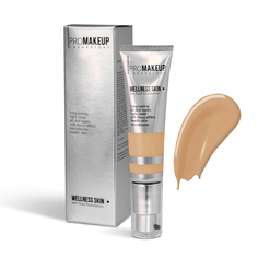 Тональный крем PROMAKEUP laboratory "WELLNESS SKIN" 108 темно-бежевый / нейтральный 30 мл