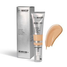 Тональный крем PROMAKEUP laboratory "WELLNESS SKIN" 107 песочно-бежевый/теплый 30 мл